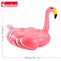 Camebust Inflatable Flamingo Tube Water Floating, Rose Fire Bird Swimming Pool Float, Fun Beach Float, Swimming Party Deco