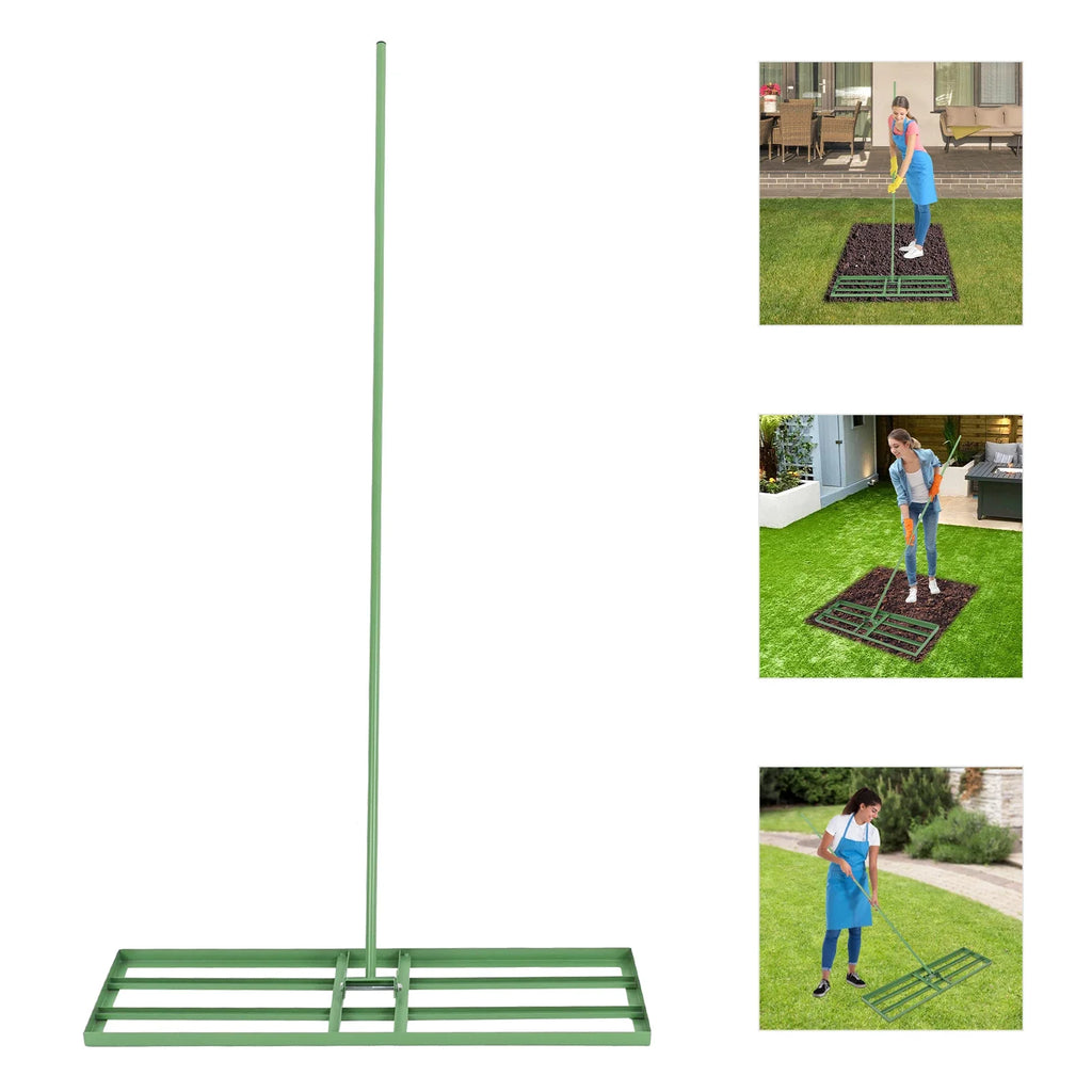 Lawn Leveling Rake Heavy Duty Garden Tool For Lawns Golf
