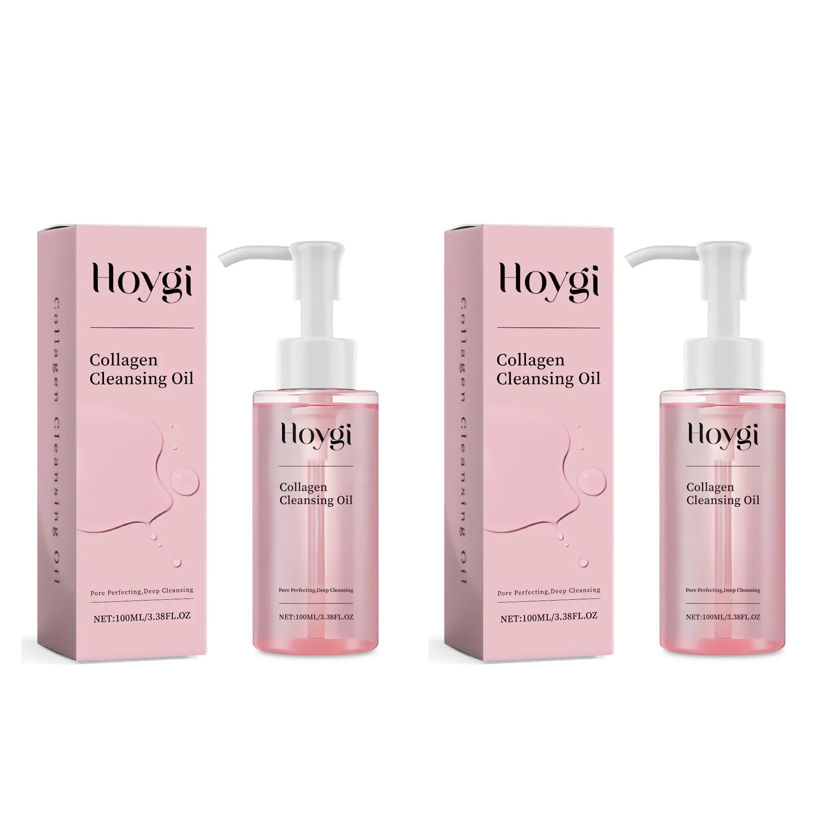Collagen Makeup Remover Oil Jojoba Oil Makeup Remover Deep Cleansing Pore Dirt Gentle Daily Emulsifying Facial Cleanser Cosmetic