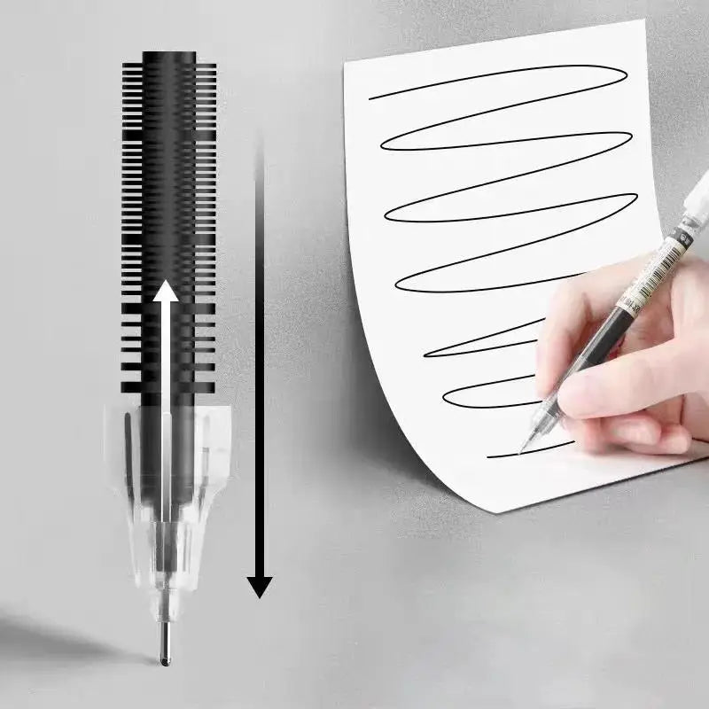 Gel Pen Set With Smooth Liquid Ink Needle Tip Writing