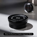 Bincoo Moka Pot Coffee Distributor, Aluminum Alloy Dosing Ring, Tamper, Anti-Spill Powder Funnel, Threaded Bottom Coffee Press