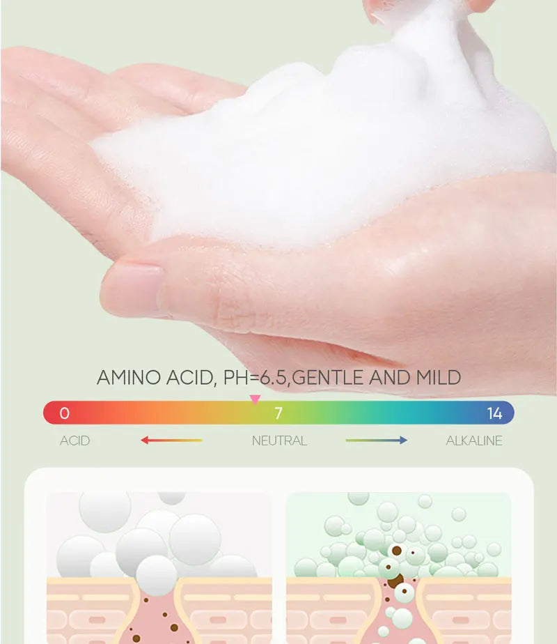 LAIKOU 96% Aloe Vera Cleanser Soothing Facial Wash Remove Acne Marks 50g