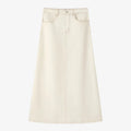 AS SS26  stretch denim skirt fashion lady wear elastic fabric ( waist expands about 2-3cm)