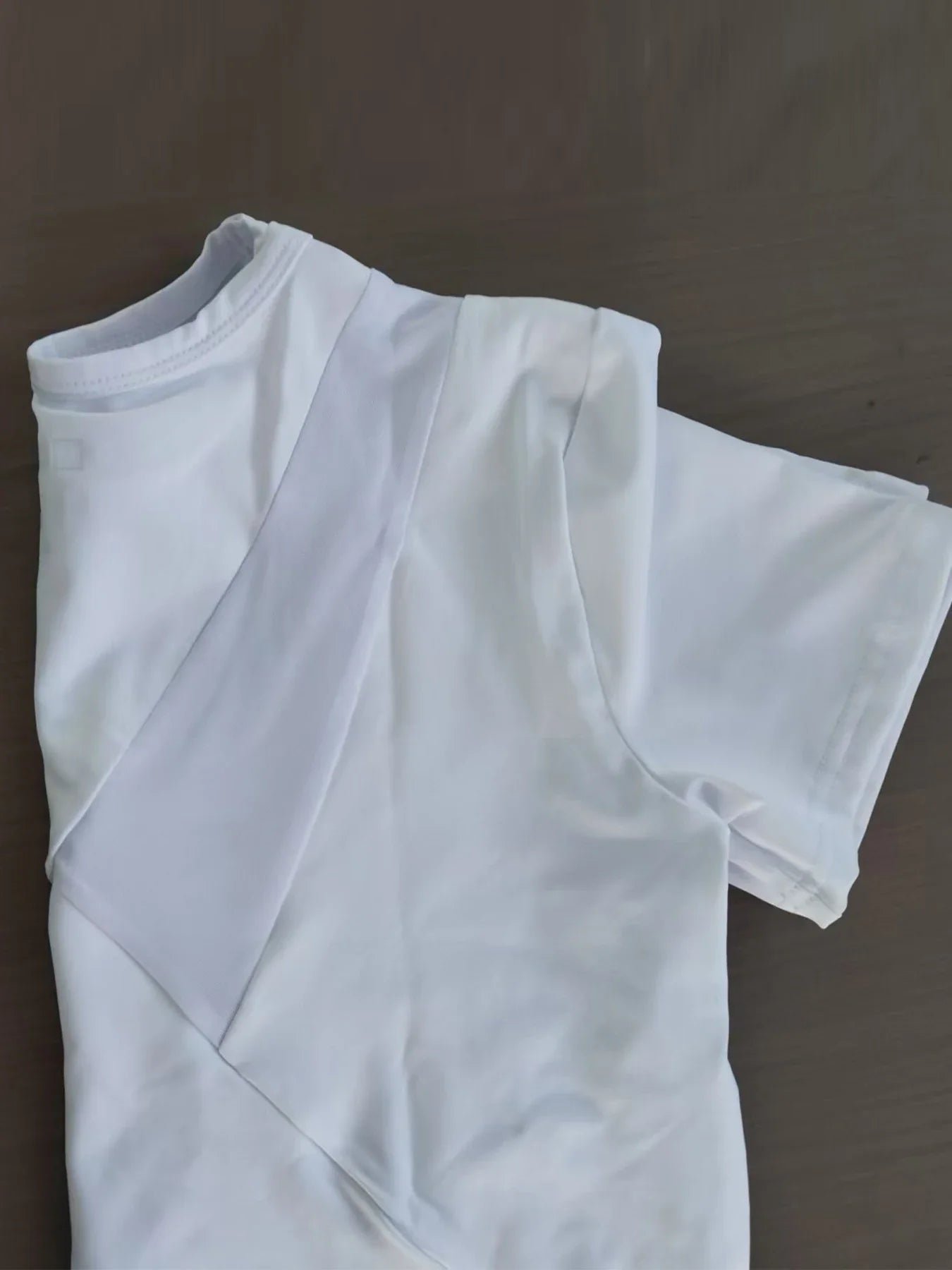 Yoga outfit women's summer sports T-shirt loose breathable quick drying top mesh back training fitness short sleeved