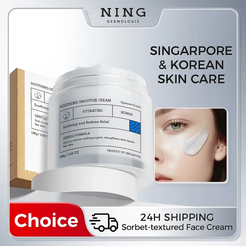 After-Sun Cooling Gel Cream – Soothing Hydration Moisturizer with Probiotics + Ceramide, Oil-Balancing Care
