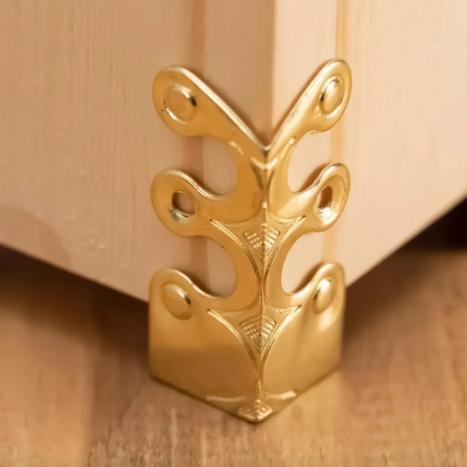 Retro Furniture Corner Protectors Solid Brass Skirting Board For Wardrobes Cabinets Fireplaces Universal Home Decor Hardwares