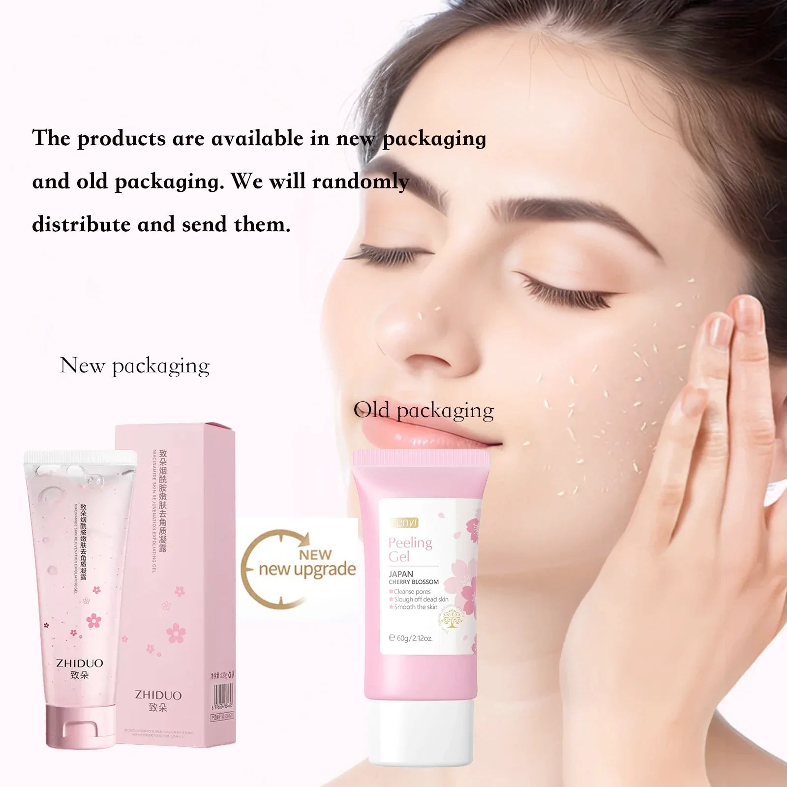 Face Deep Cleaning Exfoliating Gel Skin Care Whitening Moisturizer Repair Facial Scrub Skin Care