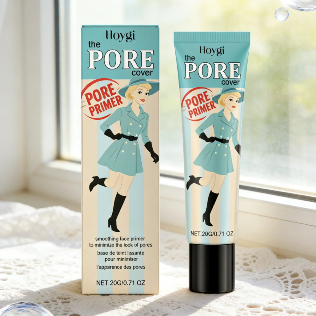 Hoygi Pore Primer Long Lasting Makeup Absorb Excess Oil Fine Texture Refresh Moisturizing Gentle Formula Smoothing Face Primer