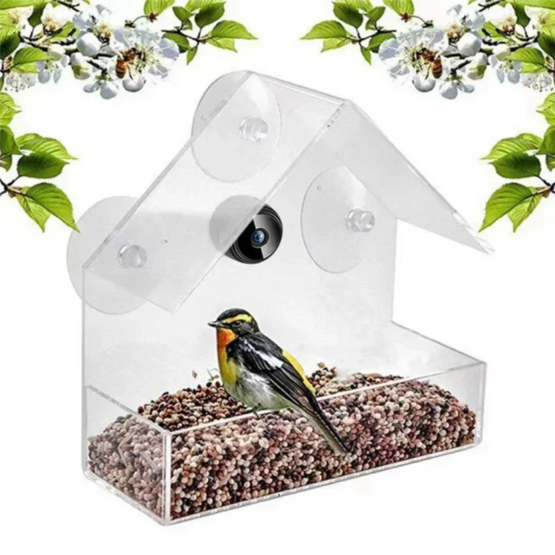 A19F-Bird Feeder With Camera, With HD Night-Version As Shown For Outdoor Bird Watching & Capture Photos B