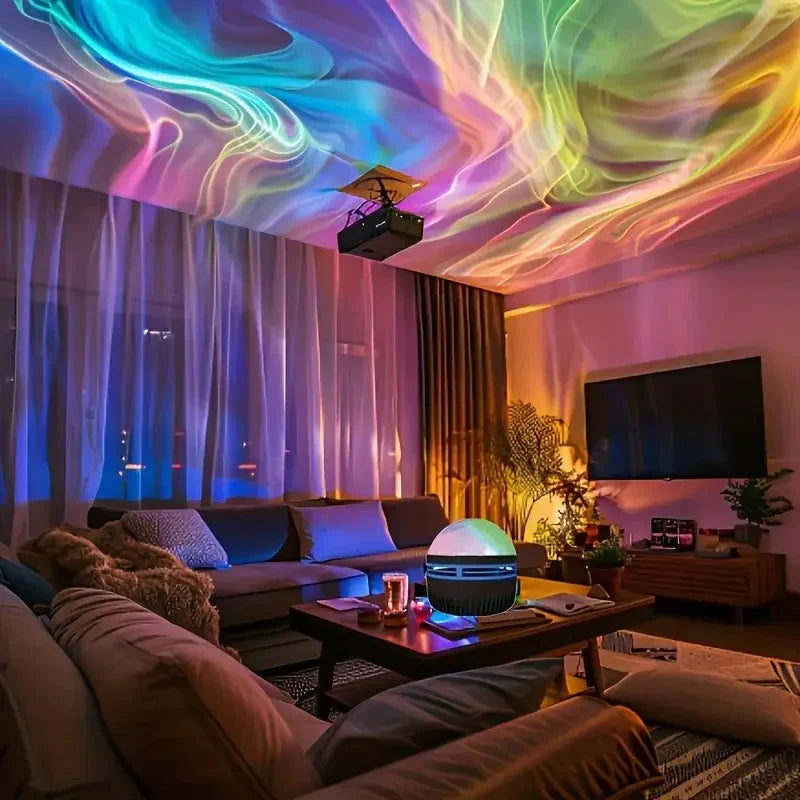 LED Projection Night Light with Remote Control - 7 Lighting Effects