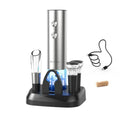 Electric Stainless Steel Wine Opener Rechargeable Automatic Bottle Opener 7 In 1