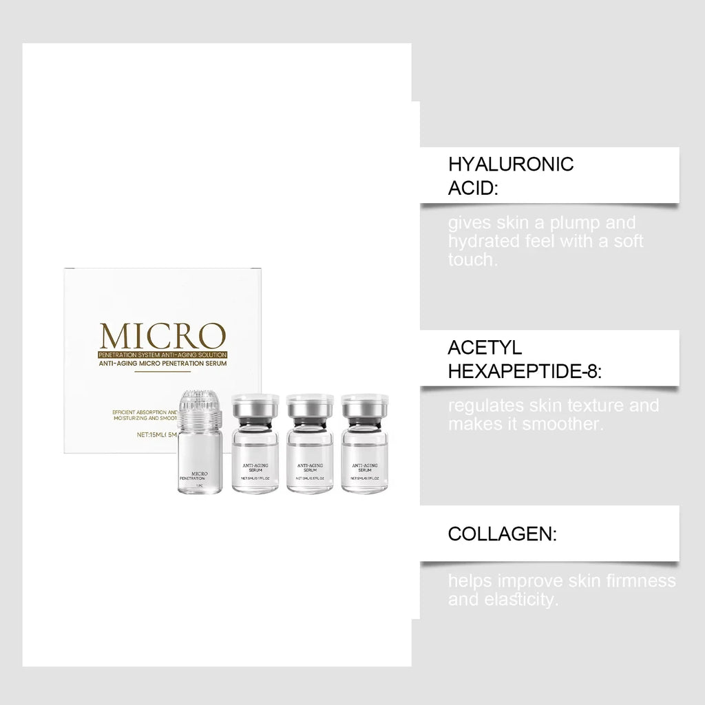 Collagen Anti-Wrinkle Essence Hydrating Firming Pore-cleaning Anti-aging Essence Set