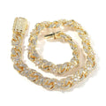 Colorful Flowers Cuban Chain Necklaces Bracelets