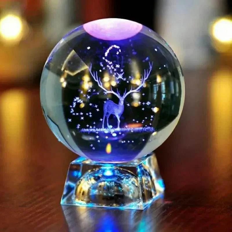 3D LED Crystal Ball Collectible