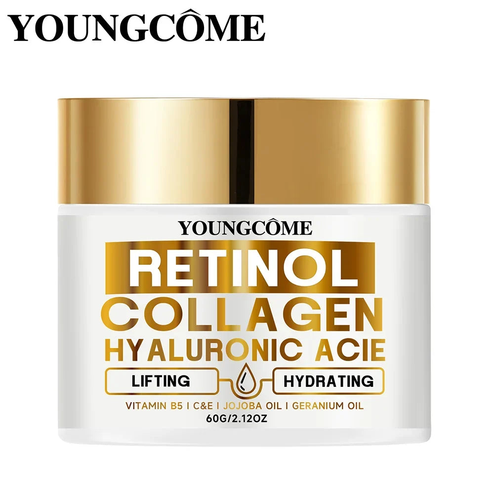 Retinol Face Cream Moisturizing Wrinkle Remover Collagen Hyaluronic Acid Creams Skin Care Cosmetic for Women&Men