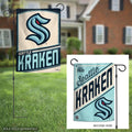 Seattle Kraken Garden Flag 2 Sided Vintage