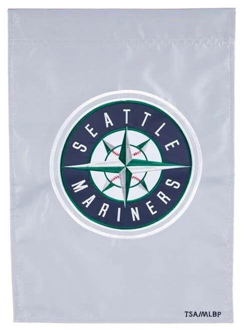 Seattle Mariners Garden Flag 2 Sided Applique