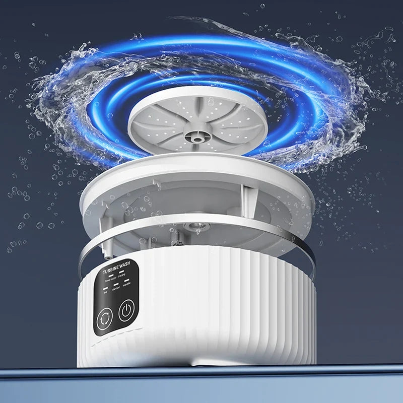 Mini Portable Wireless Washing Machine for Cup Underwear Socks Household Travel Underwear Special Charging Washing Machine