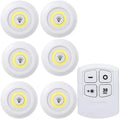 Dimmable LED Under Cabinet Light with Remote Control Battery Operated LED Closets Lights Wardrobe Bathroom lighting Night Light