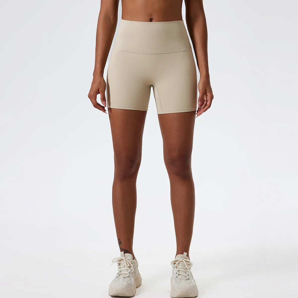 Hearuisavy Summer Soft Sports Shorts Buttock Lift Gym Leggings Women High Waist Yoga Shorts Women Running Cycling Workout Shorts