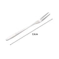 20 Piece Stainless Steel Snail Fork Set | Two Tine Fruit Dessert Fork for Parties