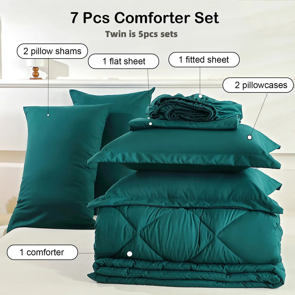 EasYum Bedding Sets 5 To 7 Piece Comforter Sheet Pillowcases