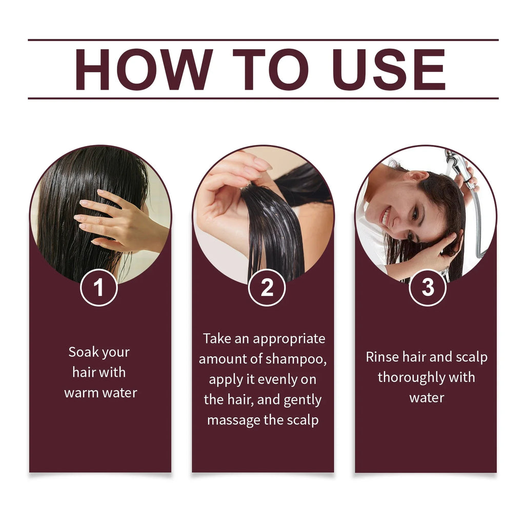 Batana Hair Shampoo Prevent Dryness Smoothing Reduce Spilt Ends Oil Control Nourishing Repair Cracked Hair Shampoo