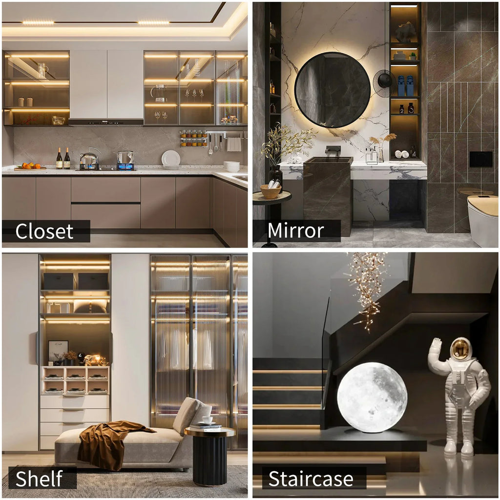 LED Strip Lights 5V White/Warm White Flexible LED Light,can be pasted,cuttable Home Decor Lamp for TV Backlight Cabinet Lighting