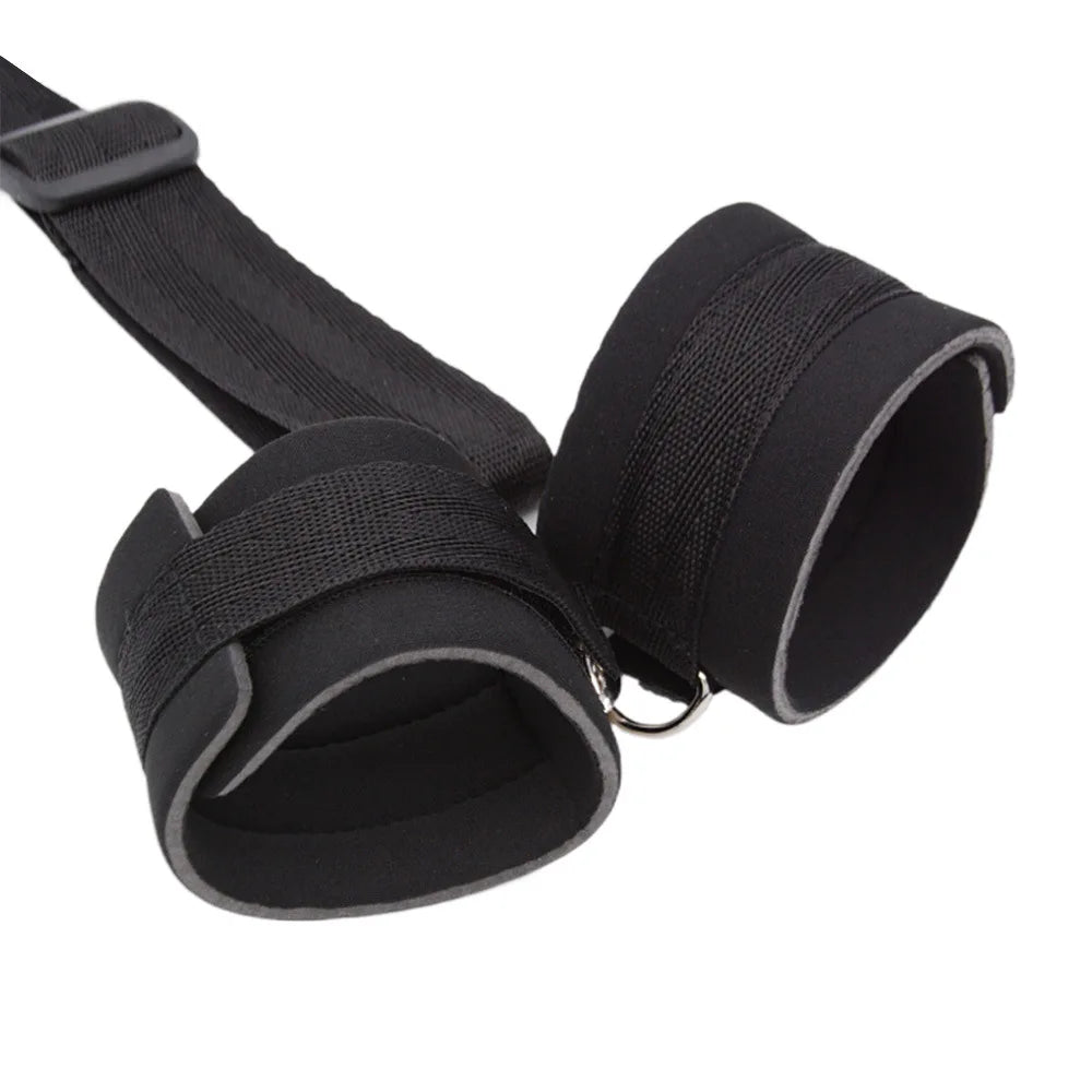 Adult Games BDSM Bondage Set Women Restraints  Adjustable Handcuffs Ankle Straps Fetish No Vibrator Erotic Accessories Sex Shop