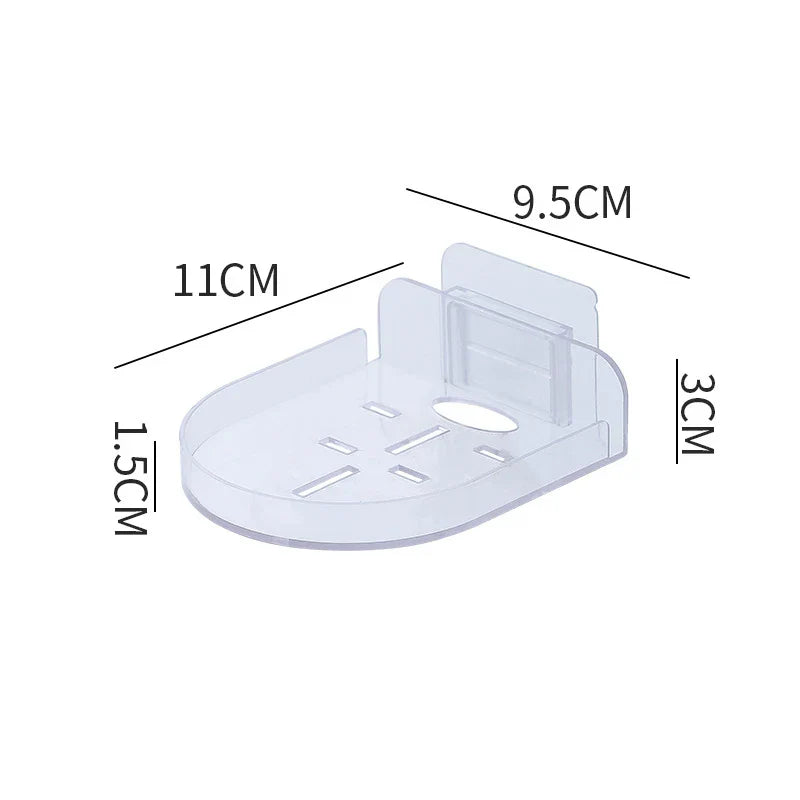 1/2PCS Wall Mounted Camera Bracket Adhesive, No Drilling, Household Indoor Storage, Fixed Monitoring Rack, Tray, Item Storage