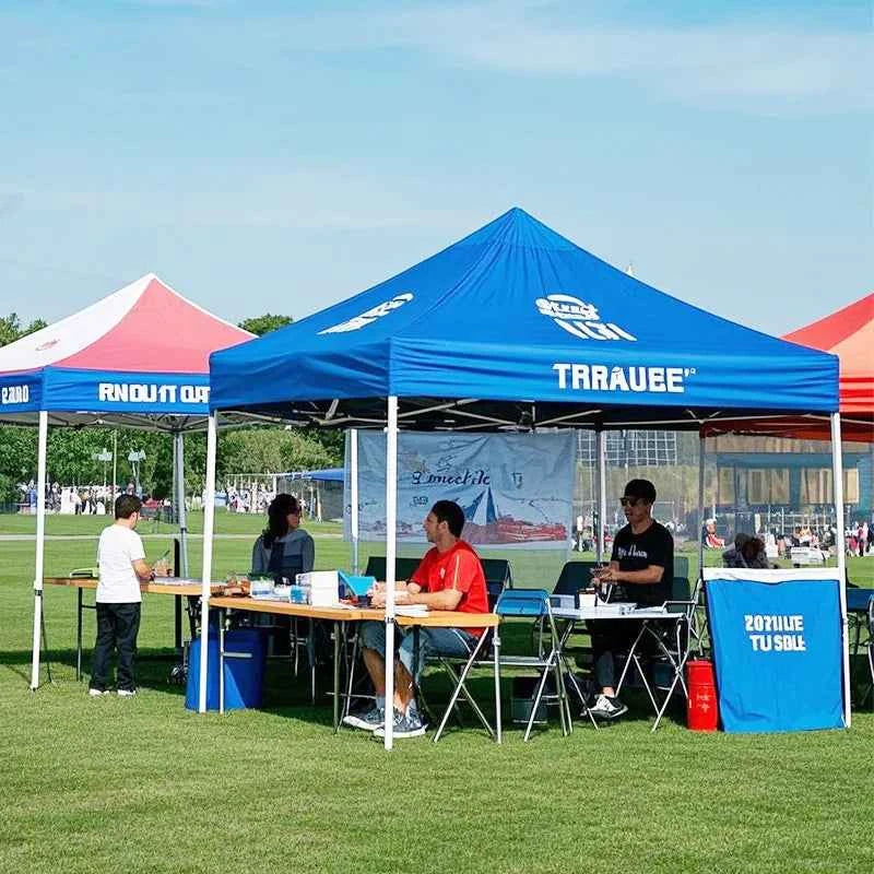 3x3m Pop-Up Waterproof Garden Gazebo - Heavy Duty Folding Event Tent