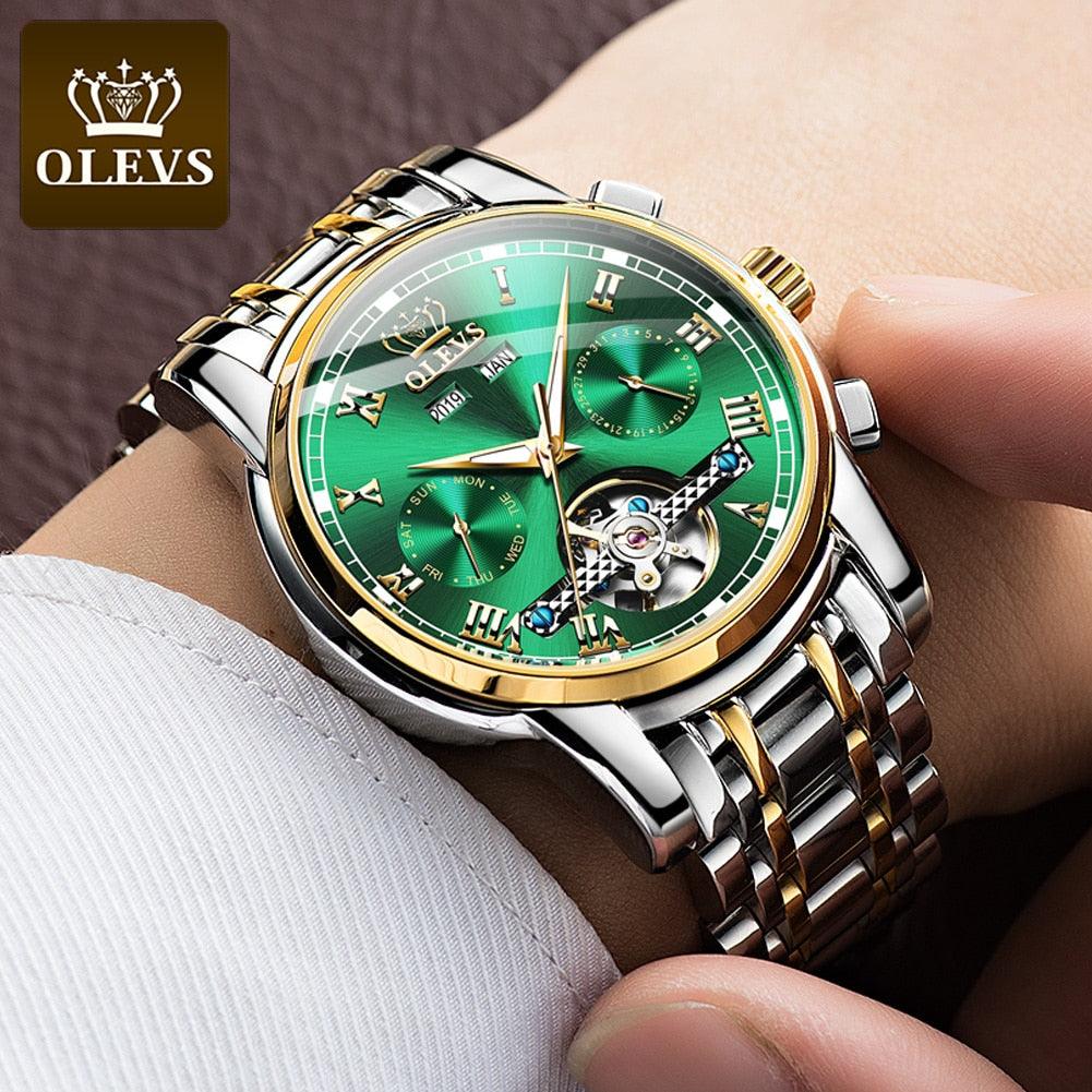 OLEVS Automatic Mechanical Men Watch