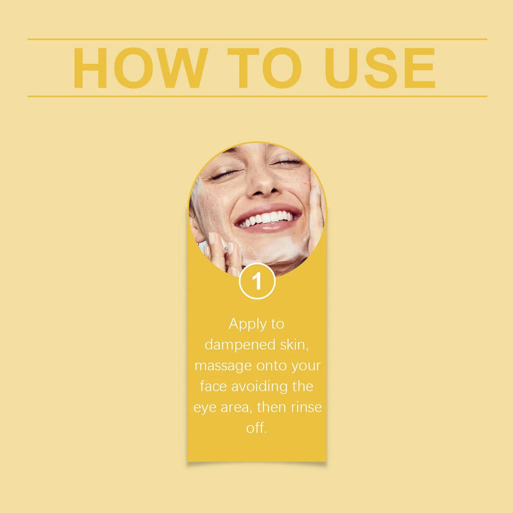Honey Facial  Foaming Cleanser Gentle Oil Control Reduce Acne Blackhead Purify Pore Soothing Relieve Redness Hydrating Face Wash