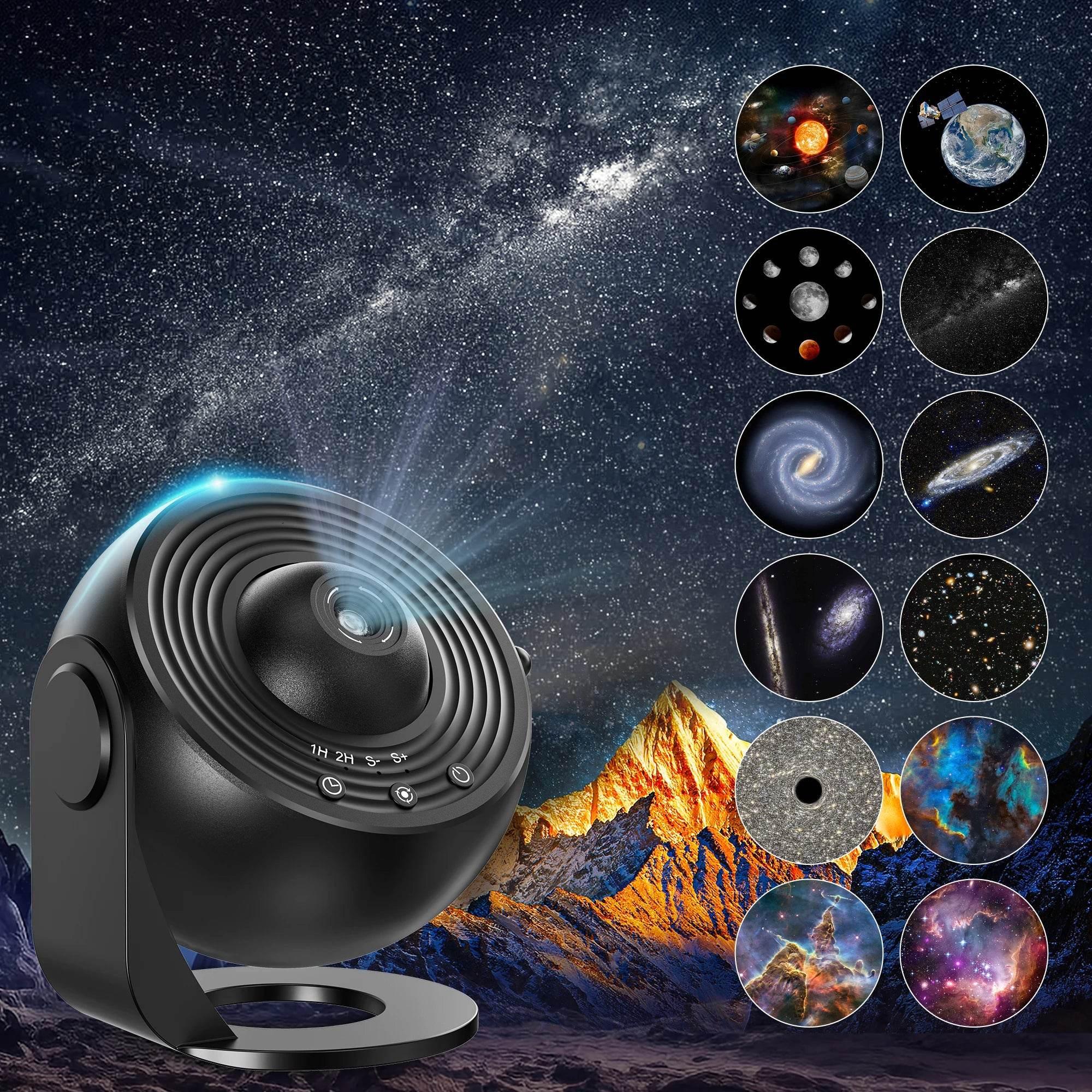 Star Projector 13 Planetarium Galaxys Projector With 360°Rotation