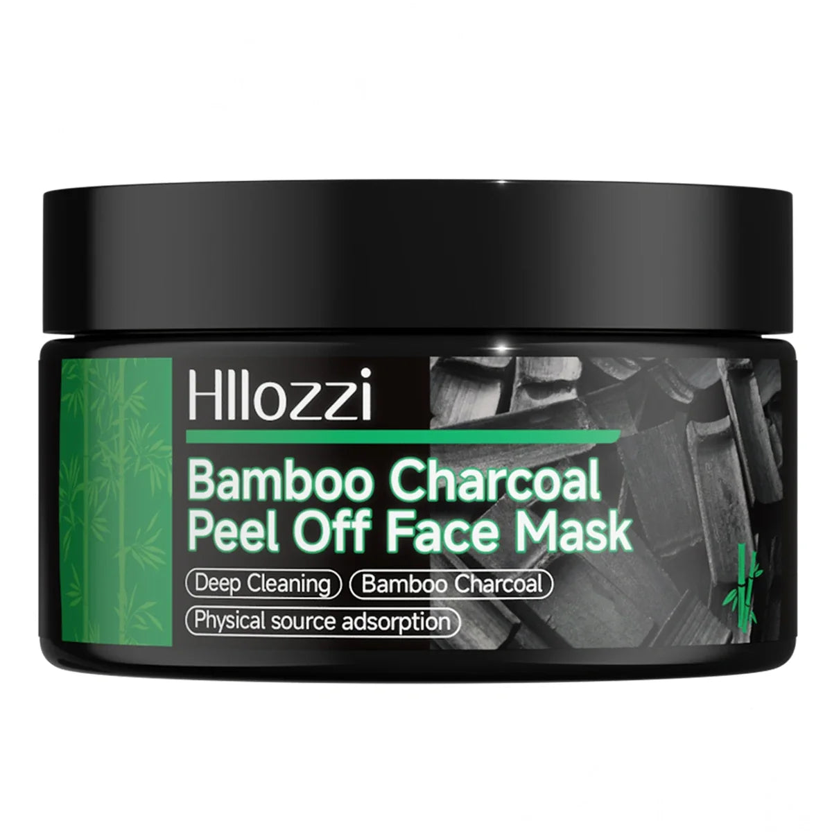 100ml/3.38fl.oz Bamboo Charcoal Peel Off Face Mask - Deep Cleansing, Purifying, Pore Refining, Unisex Care