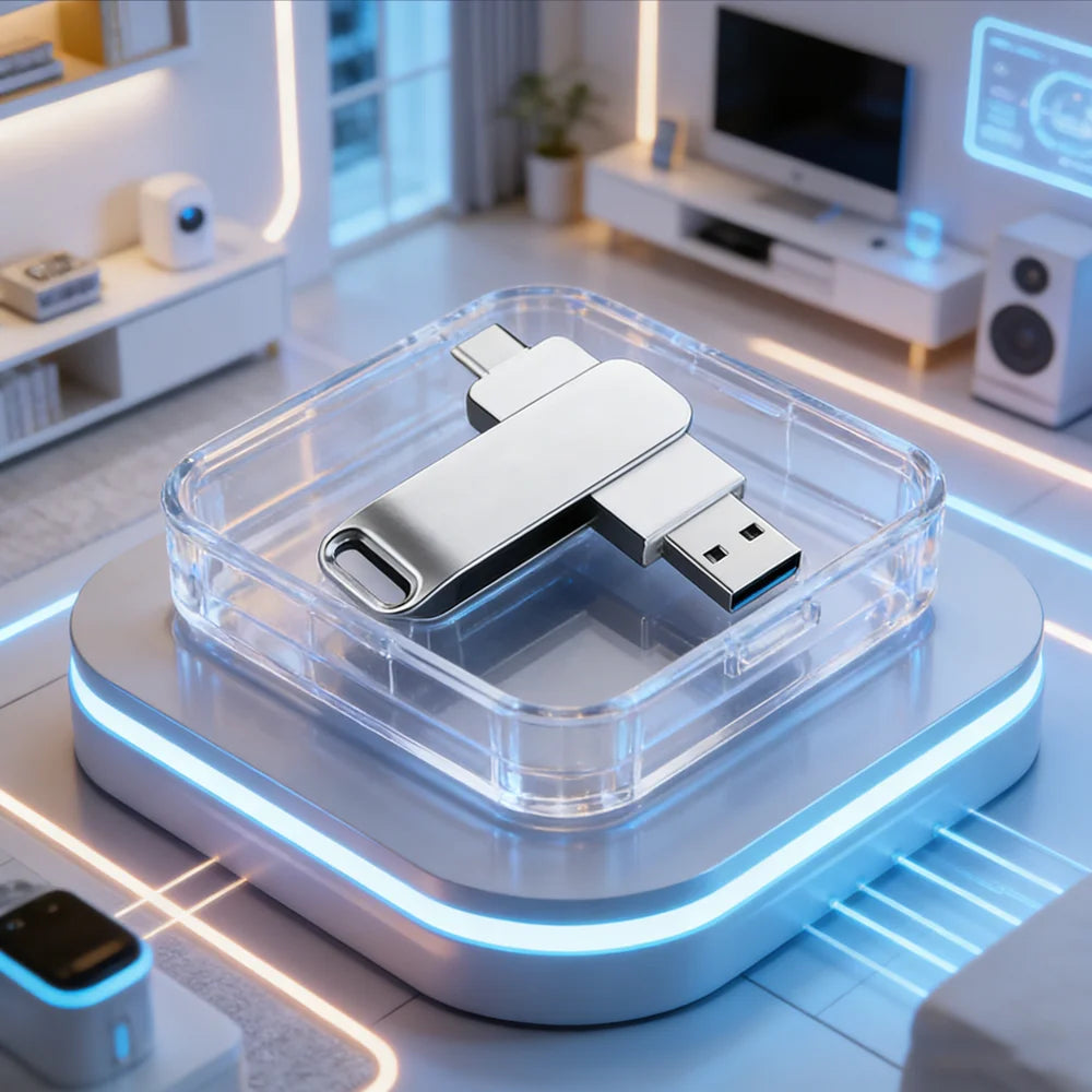 Lenovo USB3.2 USB Flash Drive 512GB OTG Pen Drive High Speed Type-C Flash Disk Real Capacity Metal Pendrive For Phone Computer
