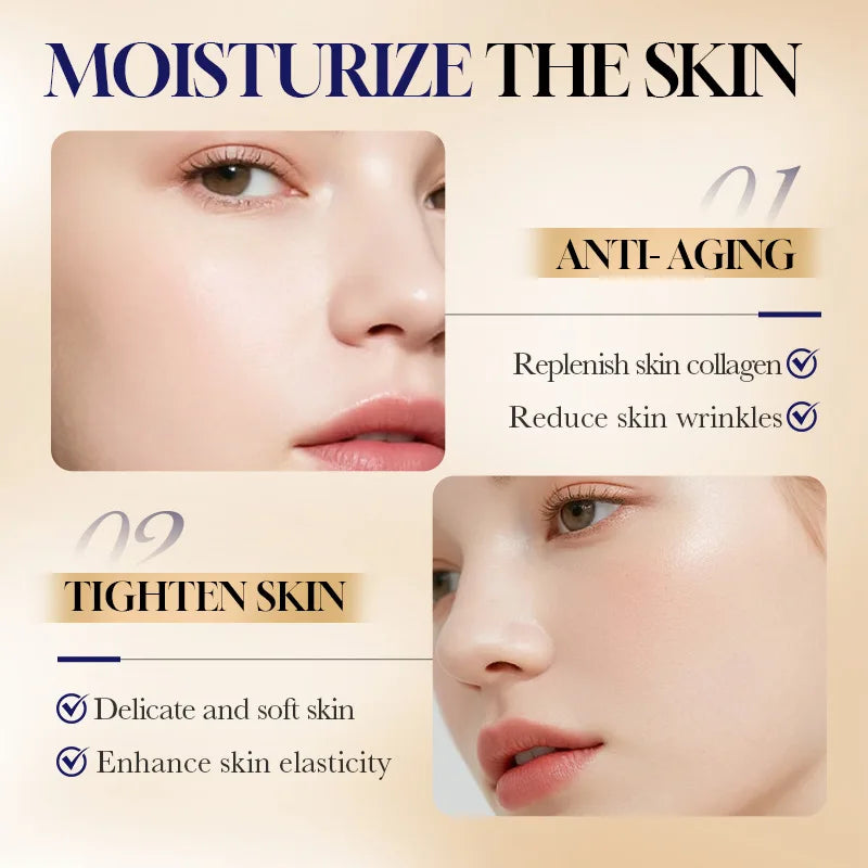 5pcs SADOER Collagen Skin Care Sets Moisturizing Face Cream Eye Cream Serum Essence Whitening Anti-Aging Facial Skin Care Kit