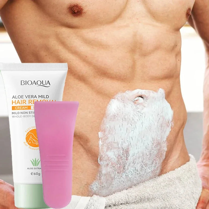 Fast Painless Hair Removal Cream Ladies Intimate Areas Depilatory Wax Underarm Aloe Hair Remover Creams for Men Women Body 60g