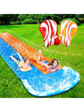 Joyfy Water Slide With Sprinkler And Bodyboards For Kids
