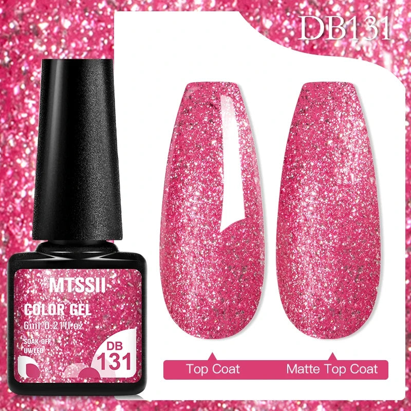 Mtssii 6ML Chocolate Color Gel Nail Polish Brown Semi Permanent UV Gel Autumn Winter Popular Soak Off Nail Art Gel Varnishes