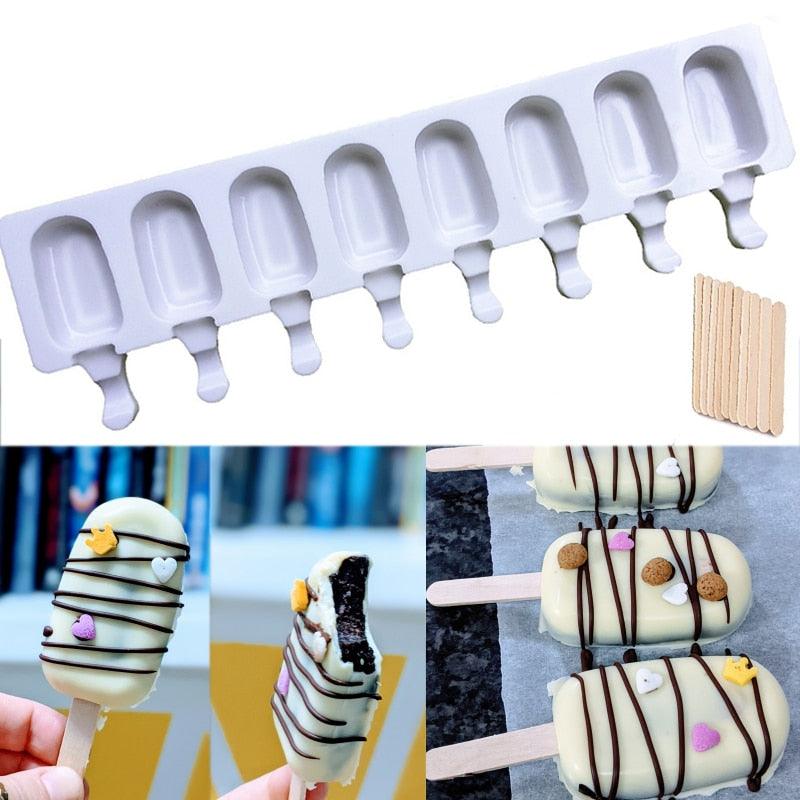 Silicone Ice Cream Popsicle Mould