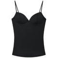 HXAO Burgundy Slip Top Women Summer Sexy Corset Tanks & Camis Fashion Sleeveless Backless Bra Top Chic Elegant Bustier Camisole