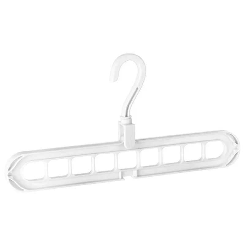 9-hole Clothes hanger organizer Space Saving Hanger multi-function folding magic hangers drying Racks Scarf clothes Storage