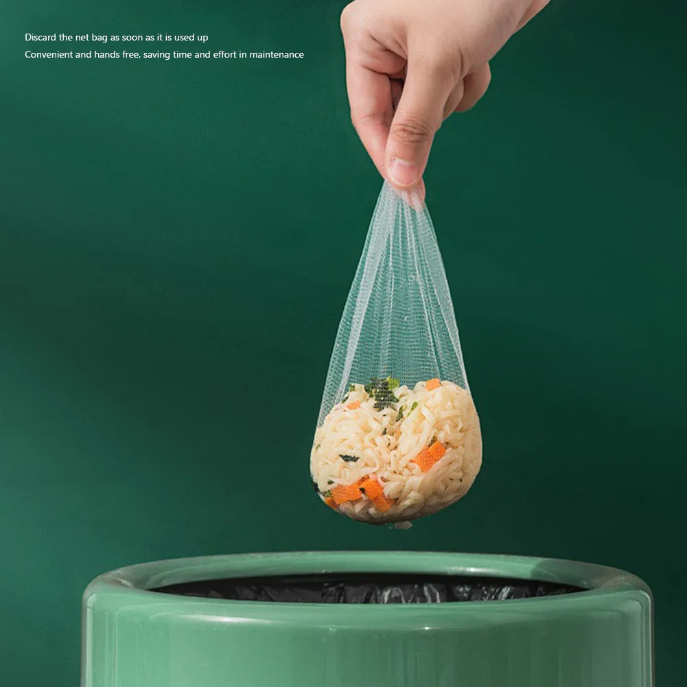 Foldable Sink Strainer Mesh Bag Stand Kitchen Sink Filter Rack Waste Garbage Net Shelf Disposable Garbage Mesh Bag Kitchen Gadge