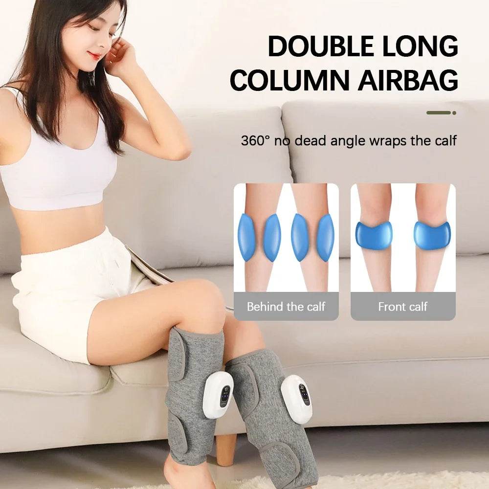 Wireless Rechargeable Electric Leg Massager Air Compression