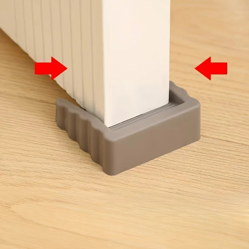 TPR Door Stop Wedge Safety Stopper Reusable Shock Absorbent Home Office Anti-Folder Hand Door Bottom Stopper Anti-collision Stop