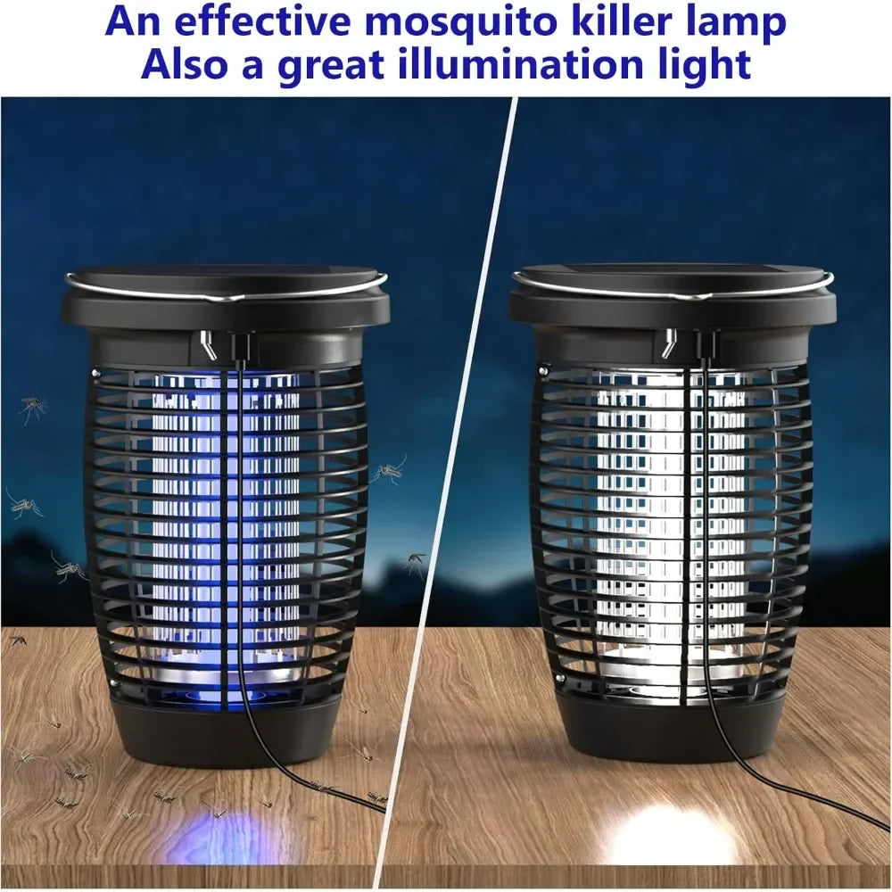 AISITIN Solar Bug Zapper 2-in-1 Mosquito Killer Lamp