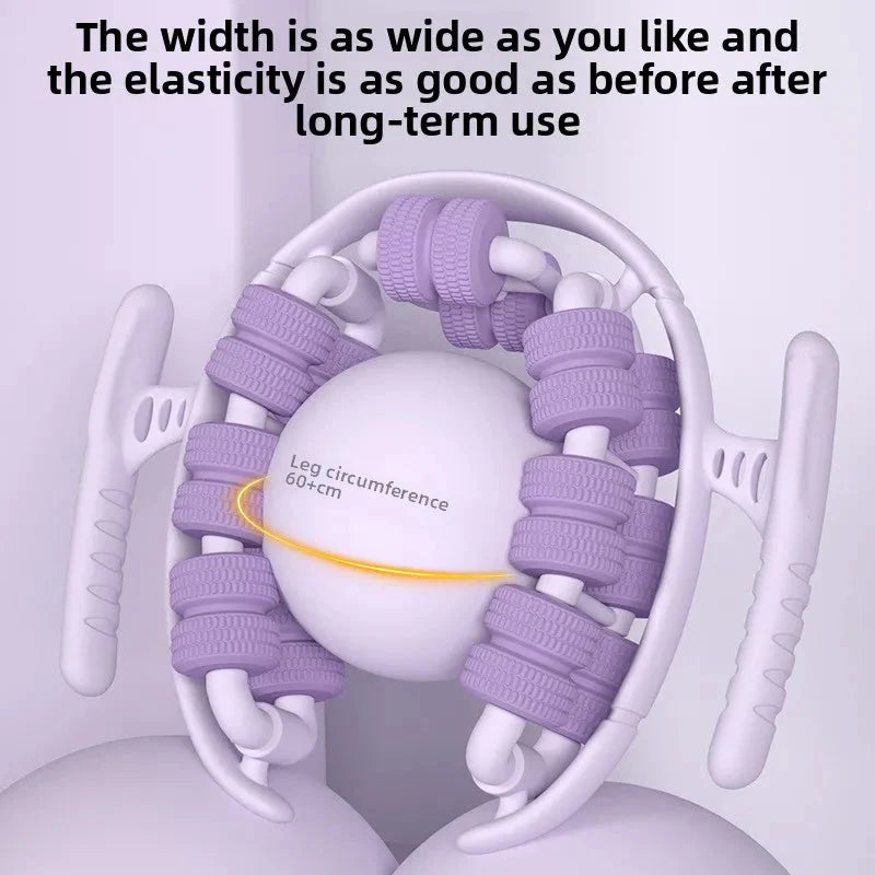 28 Wheel Annular Leg Clamp Anti-Cellulite Massager Body Slimming Roller
