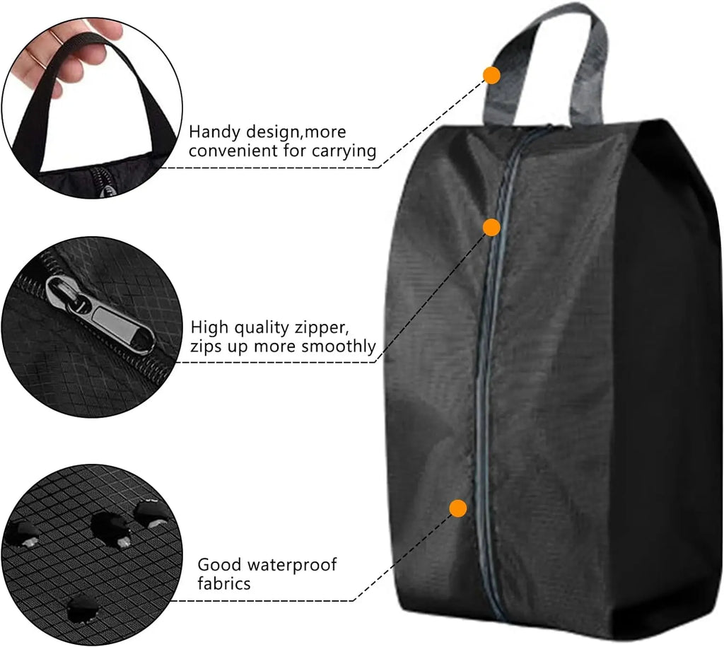 3PCS Shoe Storage Bags Dust-proof Shoe Cover Travel Portable Bag Household Moisture-proof and Mildew-proof Shoe Storage Bag
