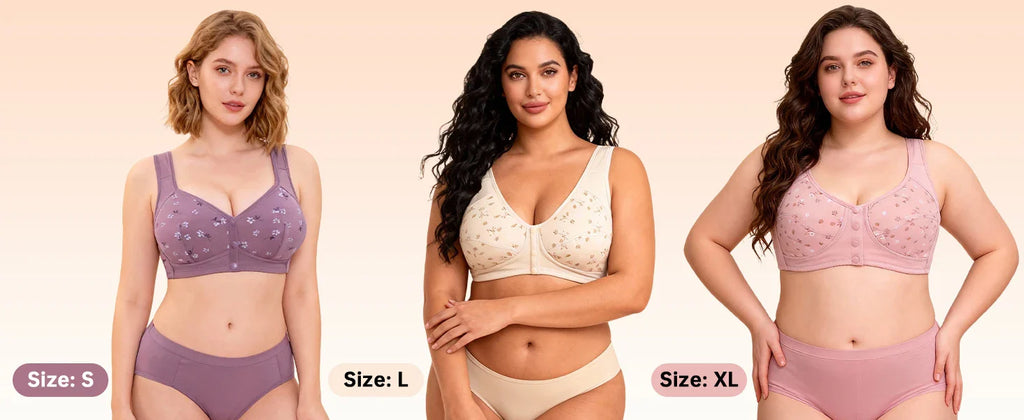 7pcs Elegant Lace Push Up Bras Set for Plus Size Women, Seamless Breathable Lace Bras, All-Day Wear, Multi-Occasion Lingerie